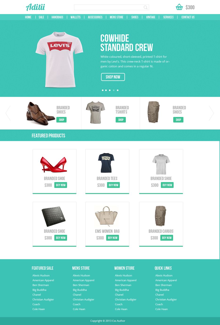 Premium Ecommerce Website Template PSD for Free Download - cssauthor.com.psd.png