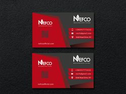 Визитка для компании Nefco