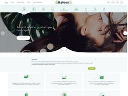 Многостраничник итальянской косметики