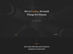 Адаптивная верстка fusion landing page
