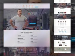 LandingPage - Персональный тренер по фитнесу