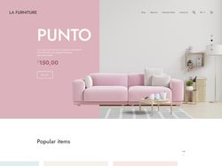 La Furniture - Loft furniture website (Part 1)