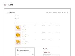 La Furniture - Loft furniture website (Part 2)