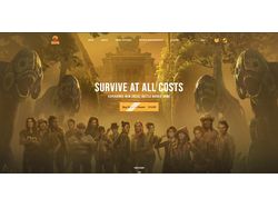 Адаптивная верстка Battle Royale SOS