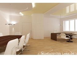 Офис. (Банк) Разработка Потолка в кабинете