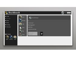Социальная сеть "Duckbook".