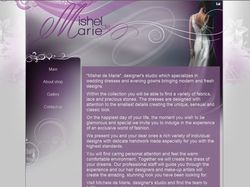 Сайт магазина свадебных платьев Mishel de Marie