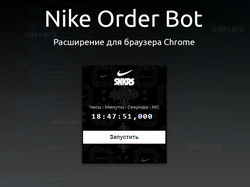 Расширение Nike Clicker для браузера Chrome