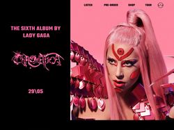 Web-site for a new album by Lady Gaga "Chromatica"