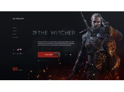 Концепт для игровой студии CD PROJEKT