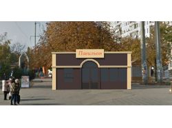 Дизайн фасада павильона