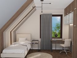 3d визуализация и моделирование спальной комнаты