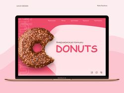 Landing page for donuts