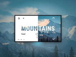 Mountains Travel Concept