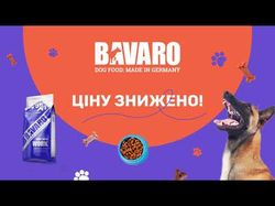 Реклама немецкого корма Bavaro