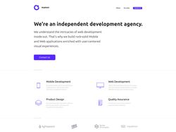 Web site for Independent development agency