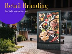 Retail Branding. Визуализация сети магазинов