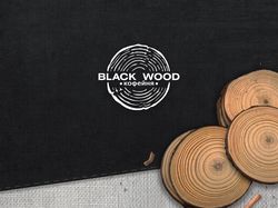 Айдентика для кофейни Black wood