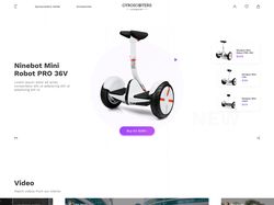 Gyroscooters | Landing Page