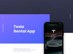 Tesla Rental | Mobile app