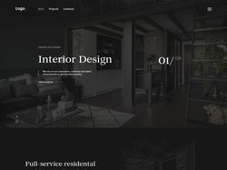 Interior design web-site