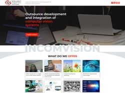 Лендинг для компании Incomvision