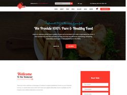 Restaurant web site