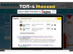 SEO Дед мороз на дом