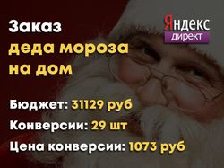 Директ для заказа деда мороза на дом