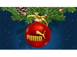 Новогодний flash для Puma