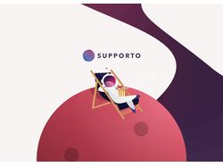 Cайт поддержки бизнеса Supporto