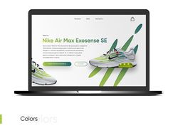 Landing page для продажи кроссовок Nike