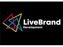 Реддизайн логотипа для IT компании "LiveBrand"