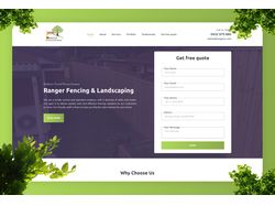 Ranger Fencing & Landscaping - сайт компании