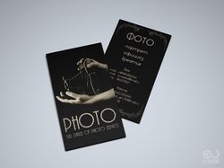 Визитка для фотоуслуг