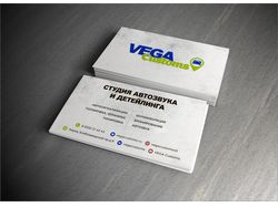 Визитка для Vega Customs