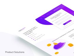Дизайн сайта - Product Solutions