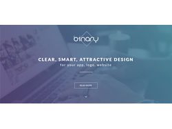 Адаптивная вёрстка двухстраничника Binary