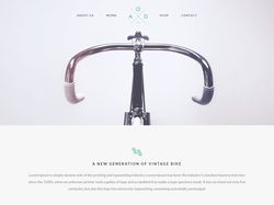 Адаптивная вёрстка LandingPage вело-магазина