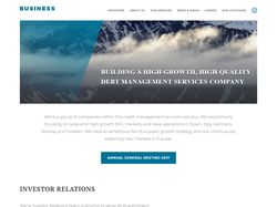 Адаптивная вёрстка LandingPage Business