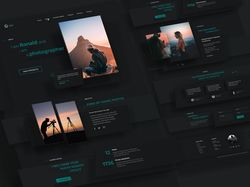Лендинг для портфолио фотографа
