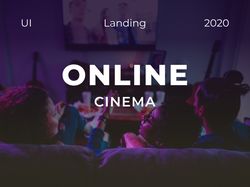 Концепт лендинга для онлайн-кинотетра