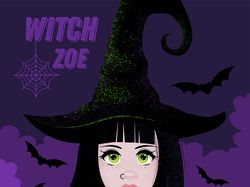 “WITCH ZOE” HALLOWEEN ILLUSTRATION