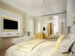 Романтичная светлая спальня