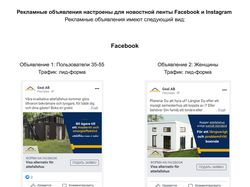 Таргетинг для строительной компании FB, Instagram