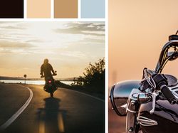 Мокап импровизированного сайта Let's Ride.