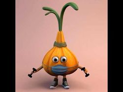 Onion (commercial animation of sport goods)