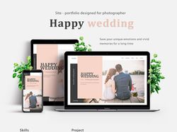 Лендинг. Сайт - портфолио свадебного фотографа
