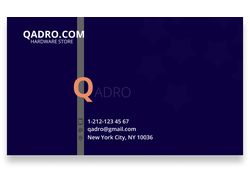 Визитка для qadro.com