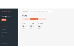 Адаптивная верстка сайта "Scrawl"&#8203;
